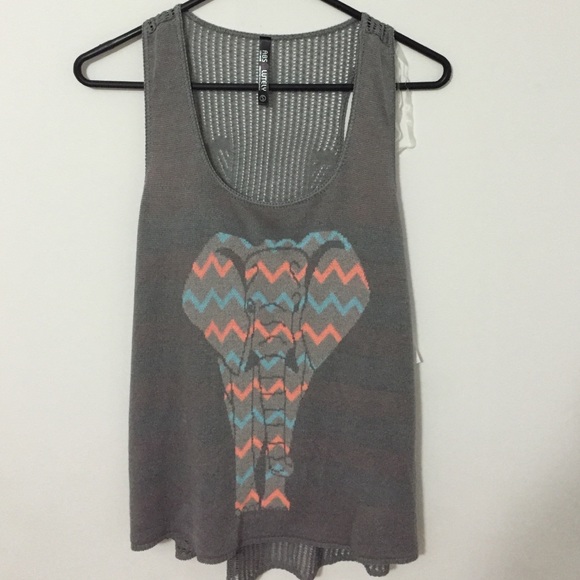 Absolutely elephant tank top
