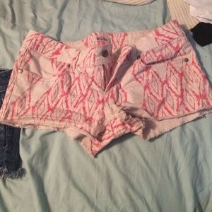 Tribal print shorts