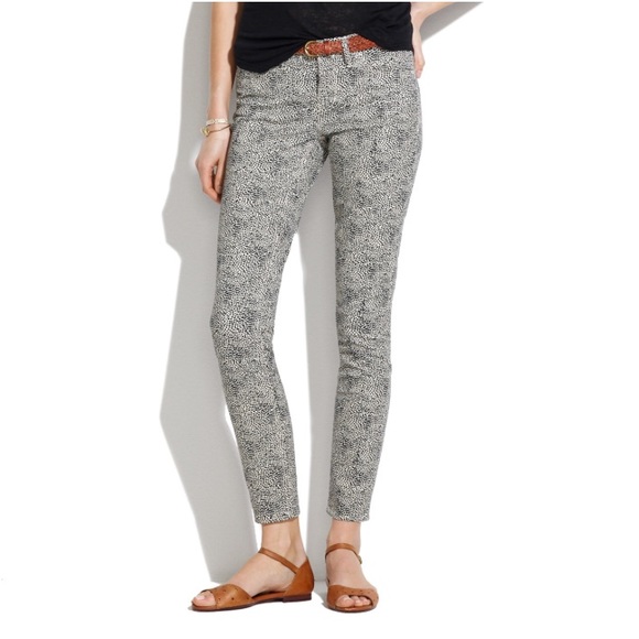 Madewell Skinny Jeans in Safari Dot