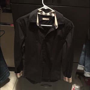 Authentic Men's Burberry button shirt.