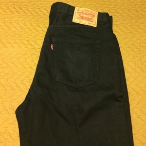 Men's Black Levi Jeans 751
