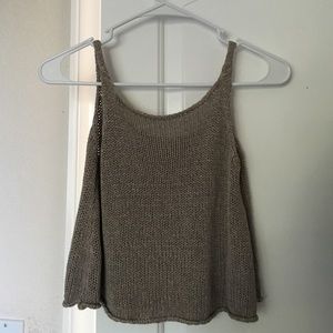 Brandy Melville knitted crop tank