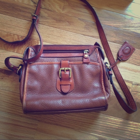 Liz Claiborne Handbags - Vintage Leather Co. Cross Body purse.