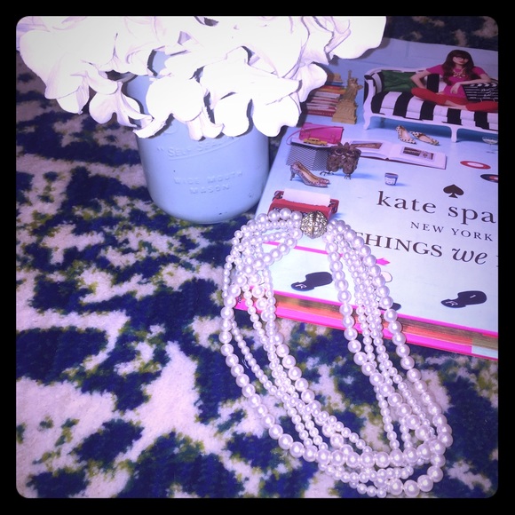 Five Strand Pearl Necklace