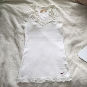 Hollister top with lace