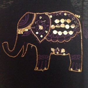 Sheer black elephant tank