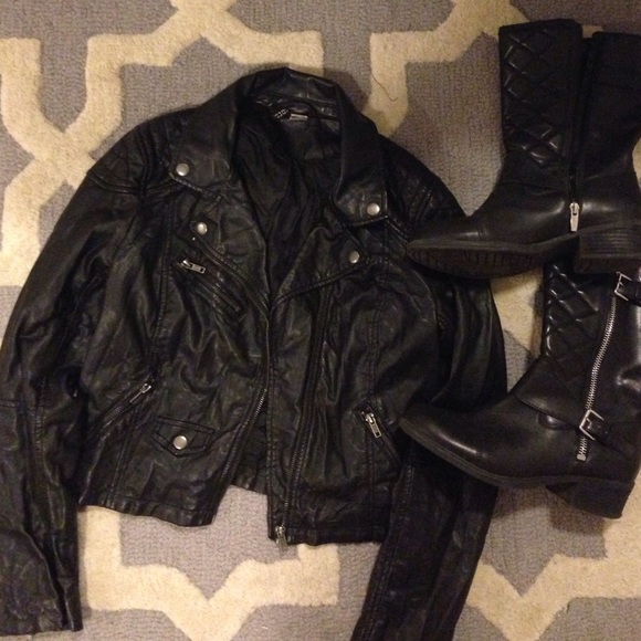 H&M Faux Leather Jacket