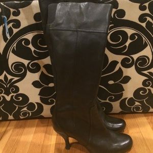 Black Kenneth Cole Knee High boots