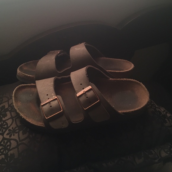 Brown/tan Birkenstock sandals