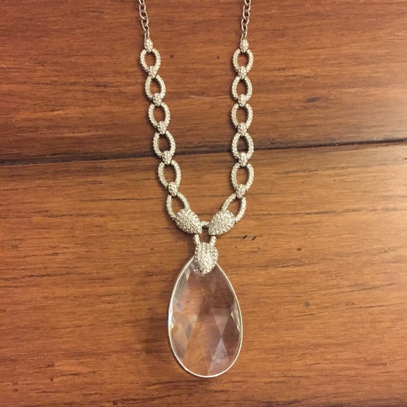 SOLD! - Swarovski Crystal Teardrop Pendant