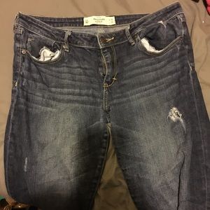 A & f  skinny jeans