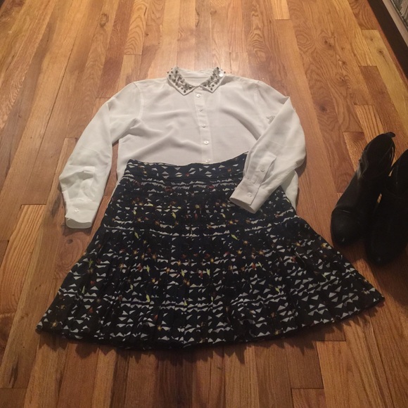 J crew pleated skirt size 00