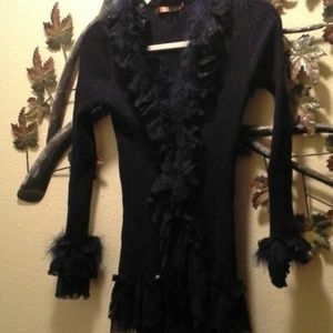 Dressy black sweater