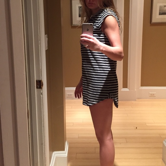 Silence + Noise striped mini dress