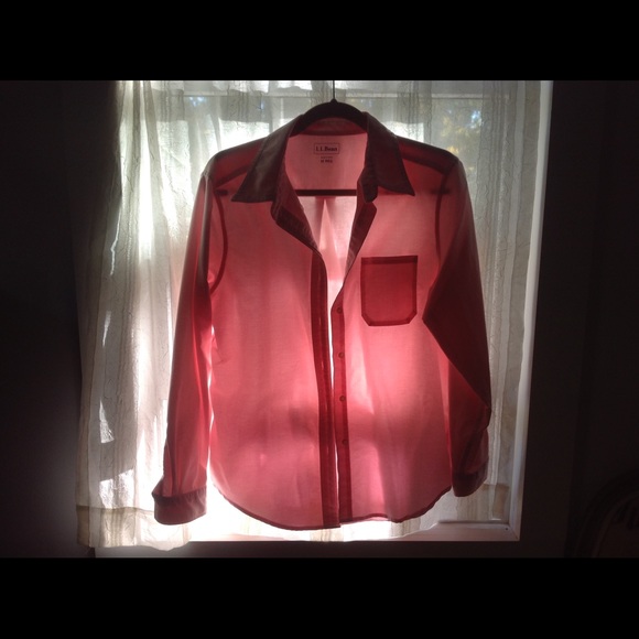 L.L.Bean woman's Button down Blouse