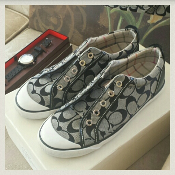 **SOLD ON MERCARI** Black Coach "C" bundle! - Picture 2 of 4