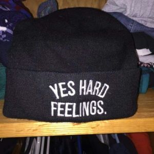 yes hard feelings beanie