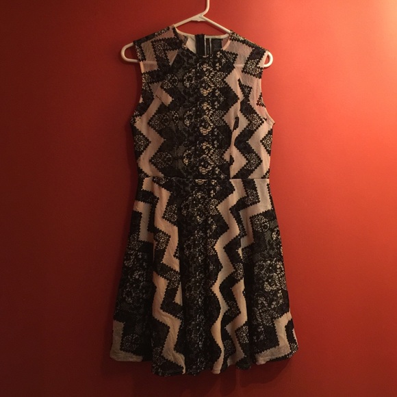 Pink and black lace dress SOLD!