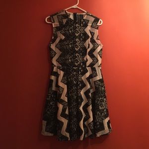 Pink and black lace dress SOLD!