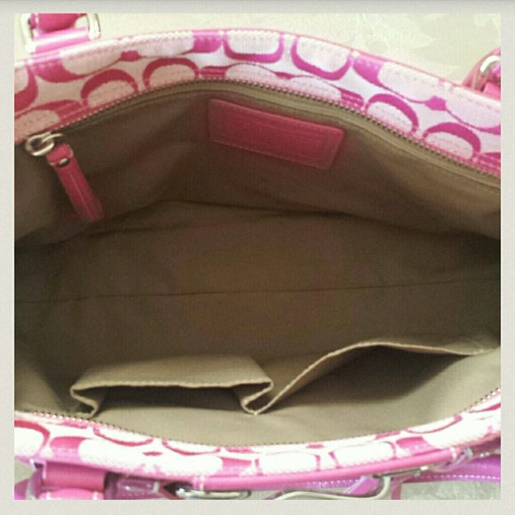 **SOLD ON MERCARI** NWOT pink Coach purse! - Picture 4 of 4