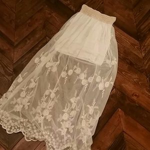 Elegant boho skirt