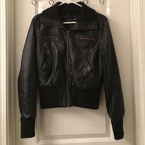 Faux Leather Jacket