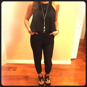 Popover, Split-back Jumpsuit