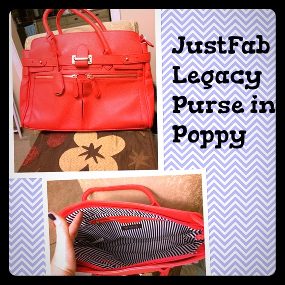 JustFab Legacy Purse in Poppy