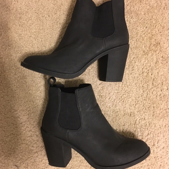 Black booties