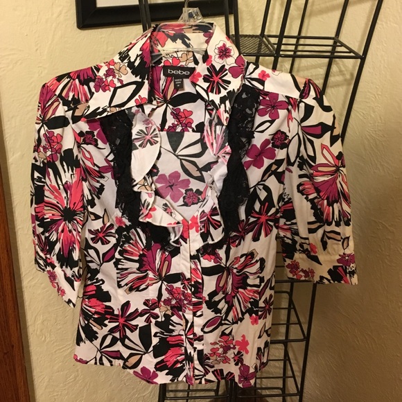 Flower Bebe blouse
