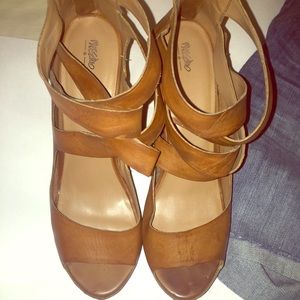 Cognac Colored Wedges