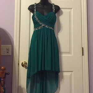 Green formal dress