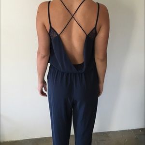 Open back jumpsuit