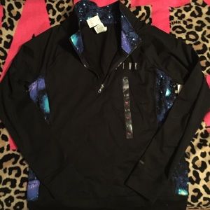 💜SOLD💜 Victoria secret PINK Galaxy 1/4 zip large
