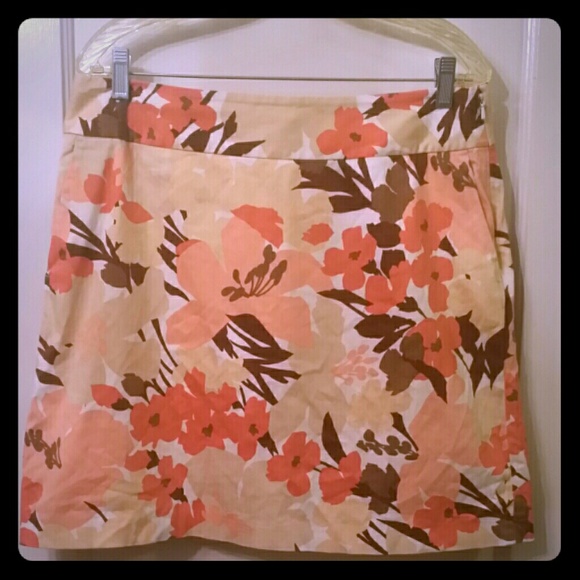 Ann Taylor Loft Stretch Cotton Skirt NWOT