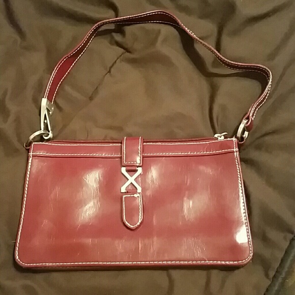 Wine Xoxo mini hand bag