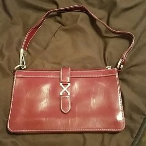 Wine Xoxo mini hand bag