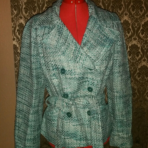 Arden B. Plaid Acrylic Wool Blazer Jacket - Picture 1 of 5