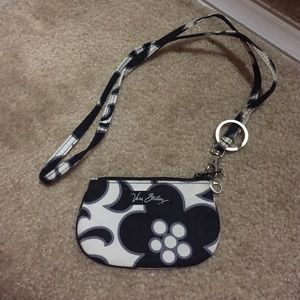 RETIRED! Vera Bradley zip ID and lanyard