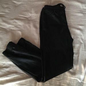 Bullhead Leather Joggers