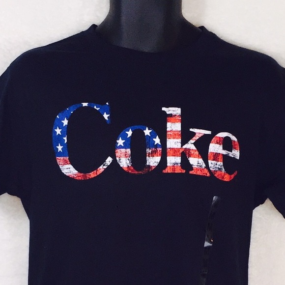 Coke T with red white & blue letters size (m) NWT - Picture 2 of 4