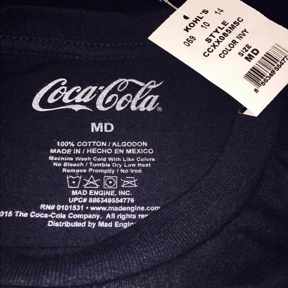 Coke T with red white & blue letters size (m) NWT - Picture 3 of 4