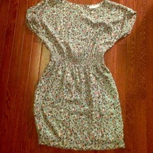 BCBGeneration scrunch waist geometric dress