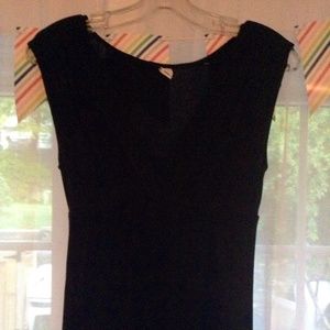 Black Cotton Maxi Dress