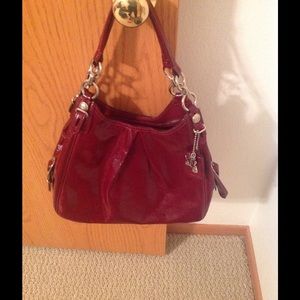 COACH Red Patent Leather Bag