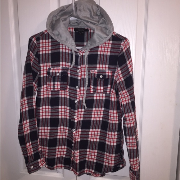 Brand new hooded flannel.