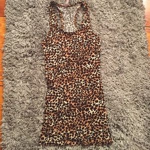 Cheetah Print Racerback Tank