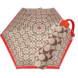New w/Tags! Coach Signature Mini Umbrella