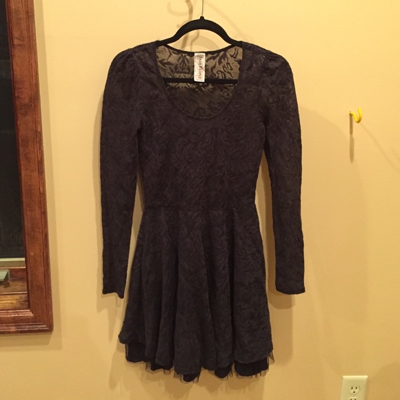 Free people lace fit and flare dress - Picture 1 of 4