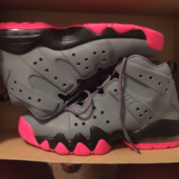 Pink black & grey nike sneakers